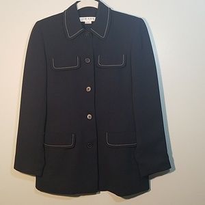 Chaus Petite Navy Blue Blazer